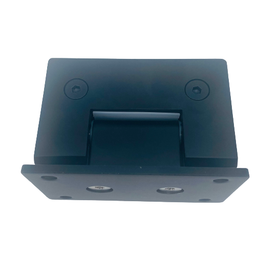 90° Black Stainless Steel Shower Door Hinge