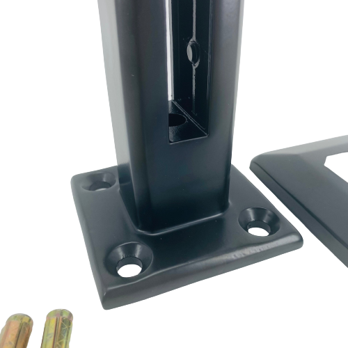 Black Stainless Steel Balustrade Glass Clamp