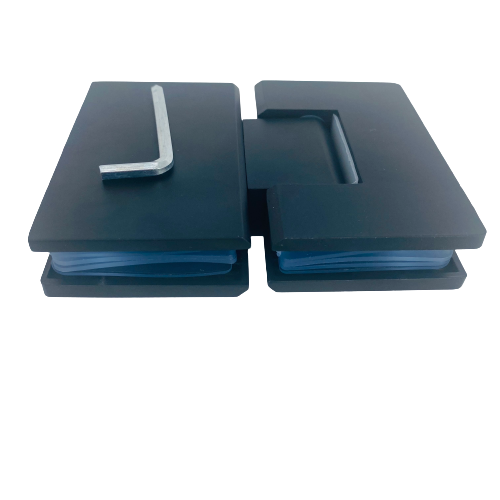 180° Black Stainless steel shower door hinge