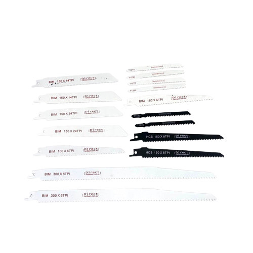 Reciprocating and Jig Saw Blades - 16 Piece Multi Pack