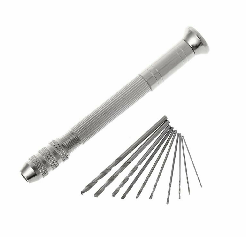 Hand Precision Hand Drill - 11 Piece Set
