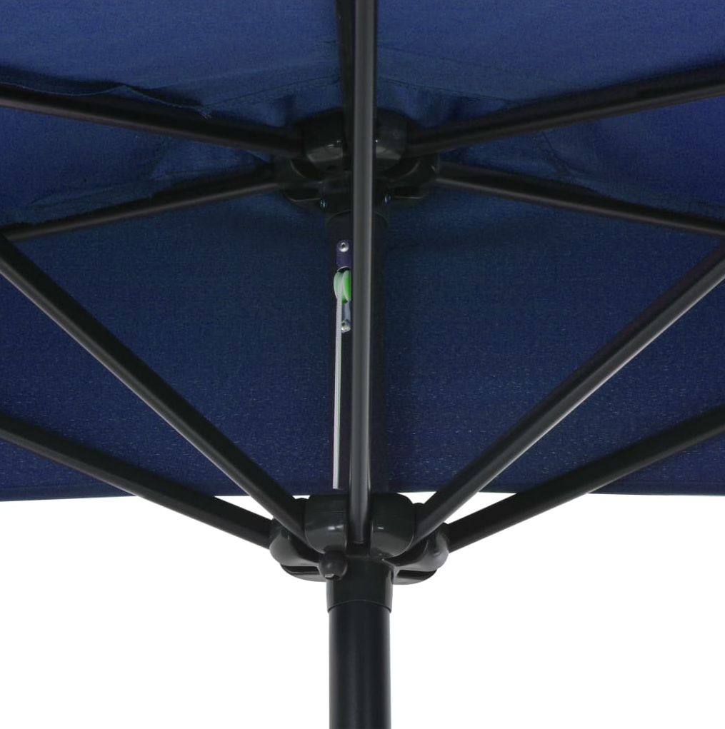 Half Size Compact Garden Umbrella (Blue)