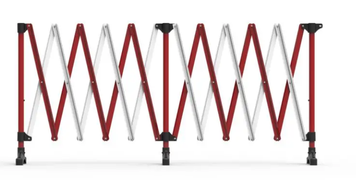4 Meter Expandable Safety Barrier Expanding / Retractable Warehouse / Crowd Contol