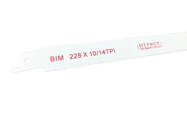 Reciprocating Saw Blades - 225mm / 10-14TPI (Packs of 5)