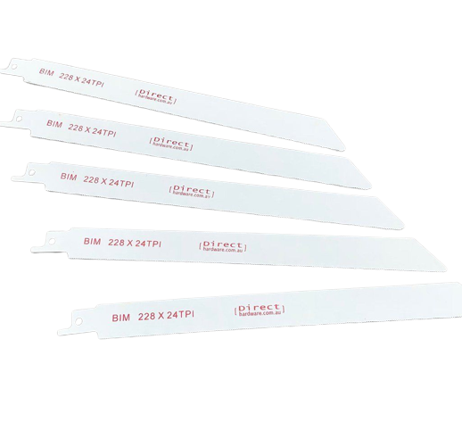 Reciprocating Saw Blades - 225mm / 24TPI (Packs of 5)