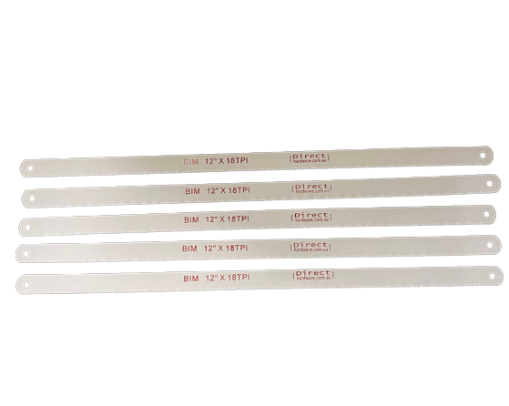 Hacksaw Blades - 300mm / 18TPI (Packs of 5)