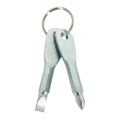 Phillips & Flat Head Screwdriver Keyring