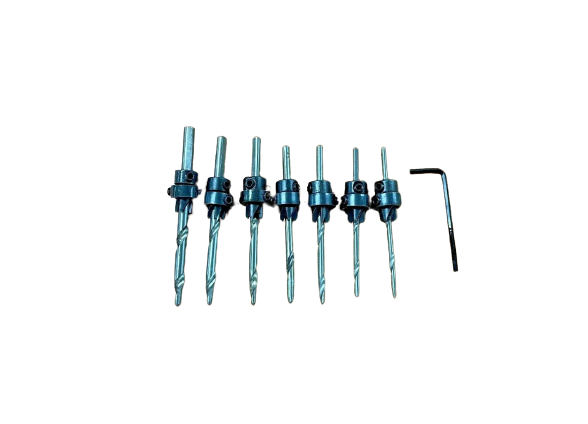 22 Piece Countersink Drill Bit Set