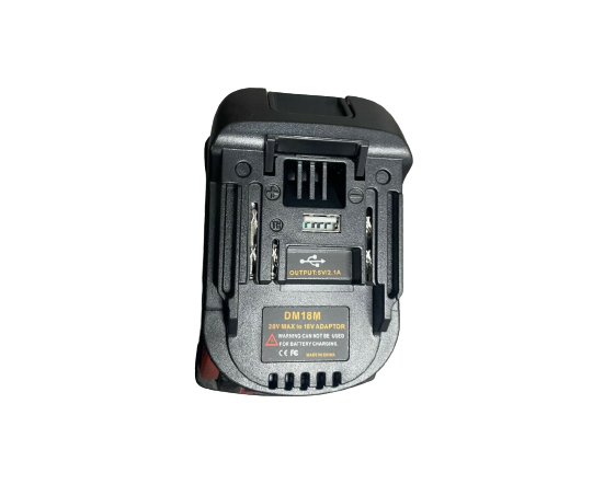 Dm18m best sale battery adapter