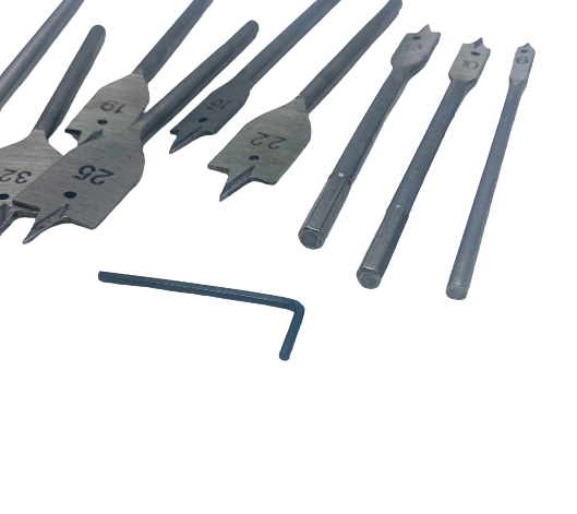 10 Piece Spade Bit Set (6-32mm)