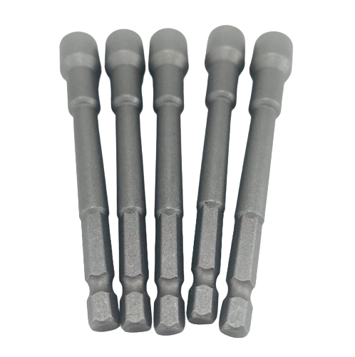 10mm Socket x 100mm Long Hex Socket - 5 Pieces