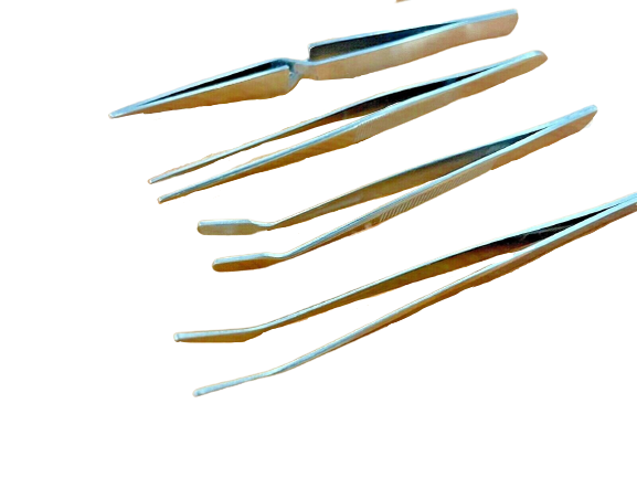 4 Piece Precision Tweezer Set