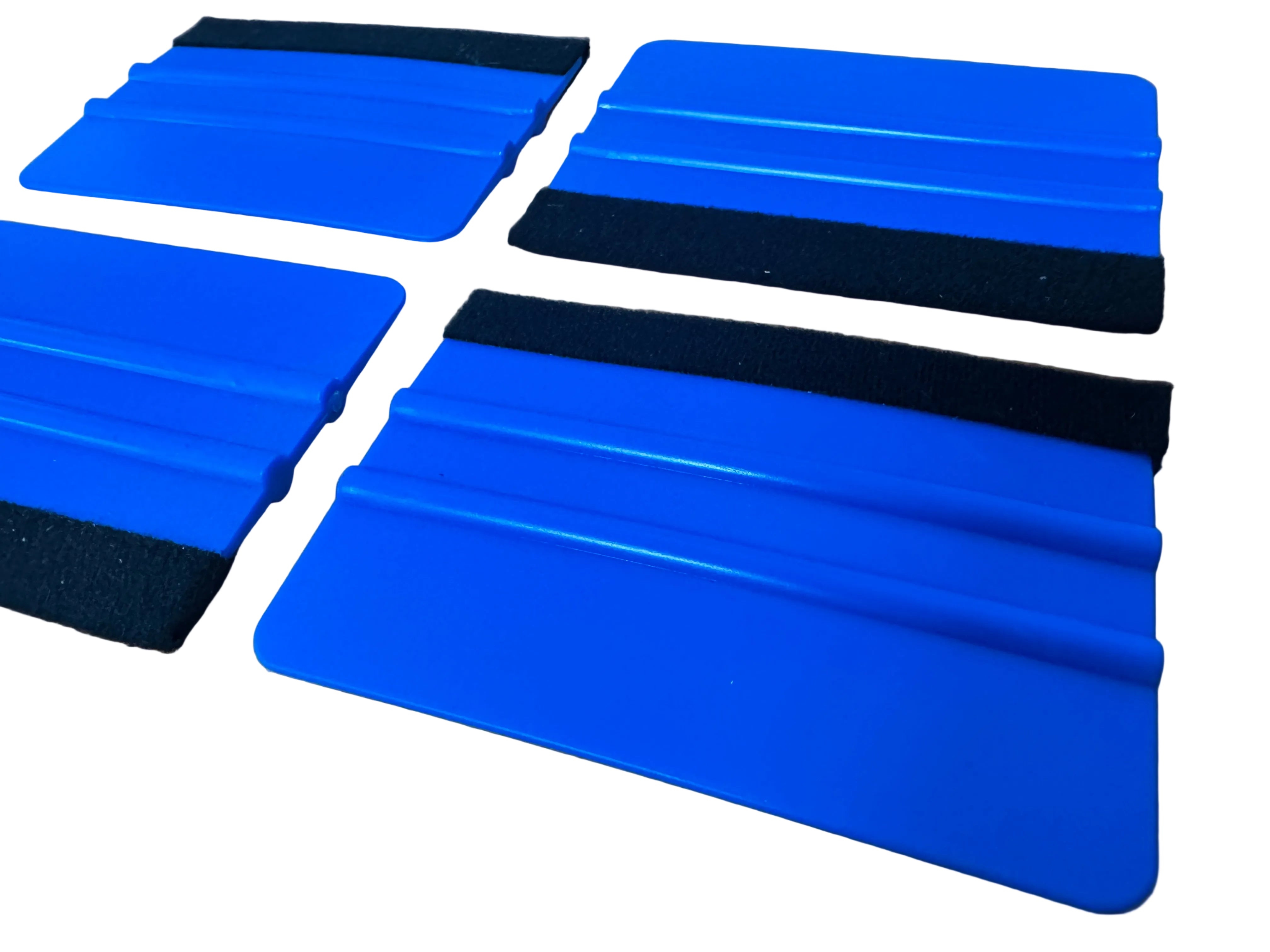 4 x Vinyl Applicator Squeegee Soft Felt Edge