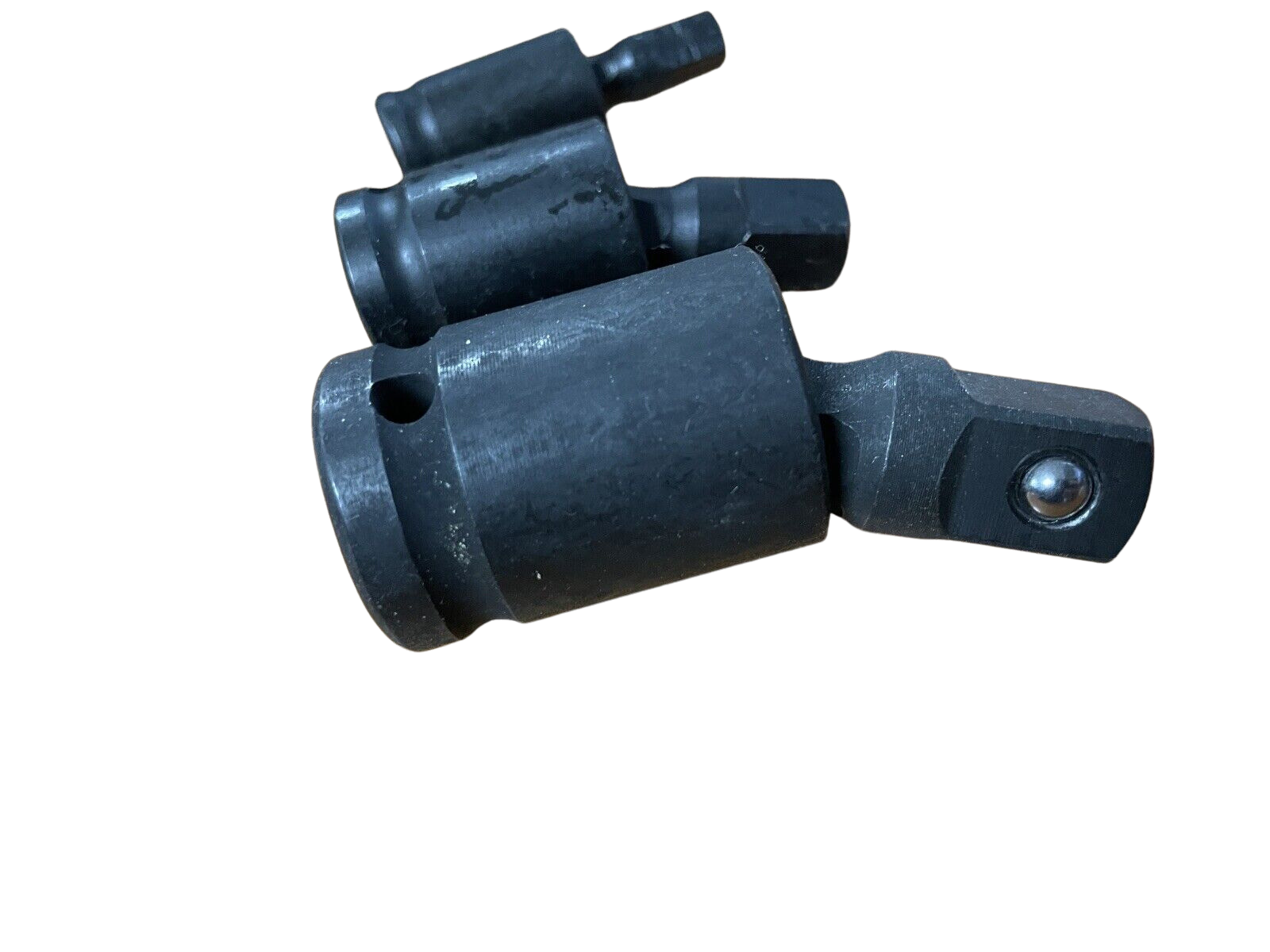 3 Piece Swivel Impact Socket Adapter Set  1/2" 3/8" 1/4"