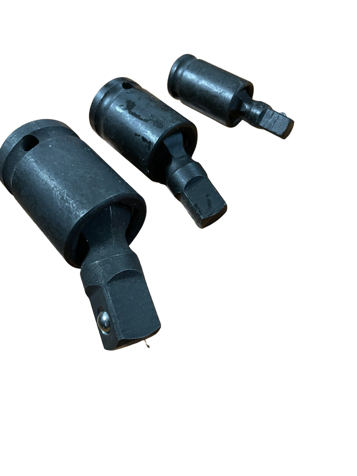 3 Piece Swivel Impact Socket Adapter Set  1/2" 3/8" 1/4"