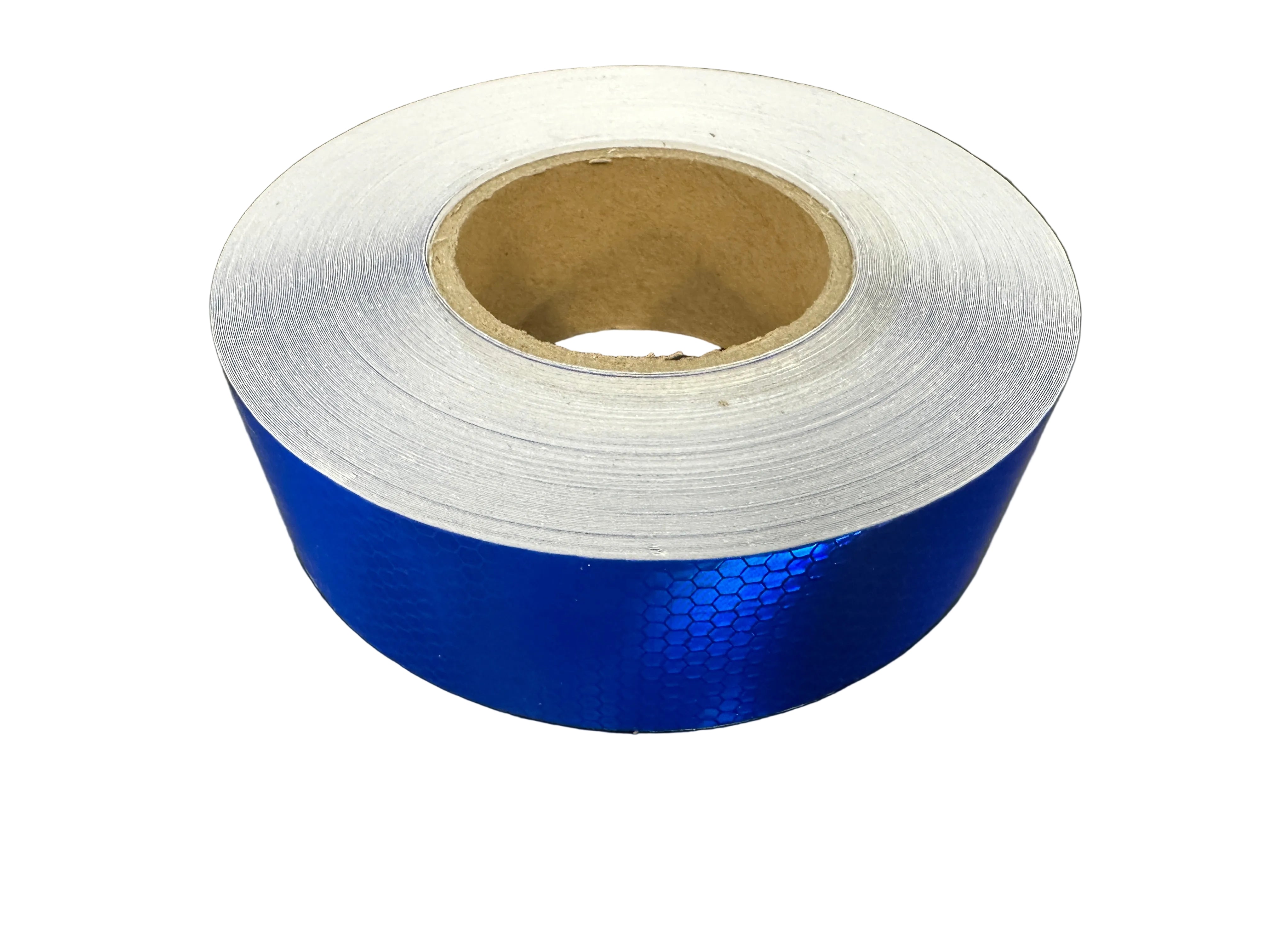 Reflective Safety Vehicle Tape - Blue - 50mm Width Adhesive