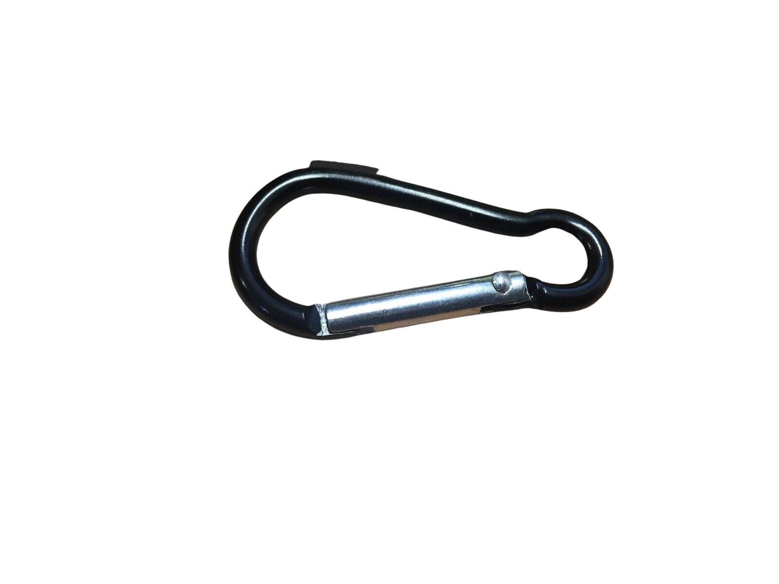 Carabiner Snap Hook Clip Black Key Ring Clasp 47 x 24mm
