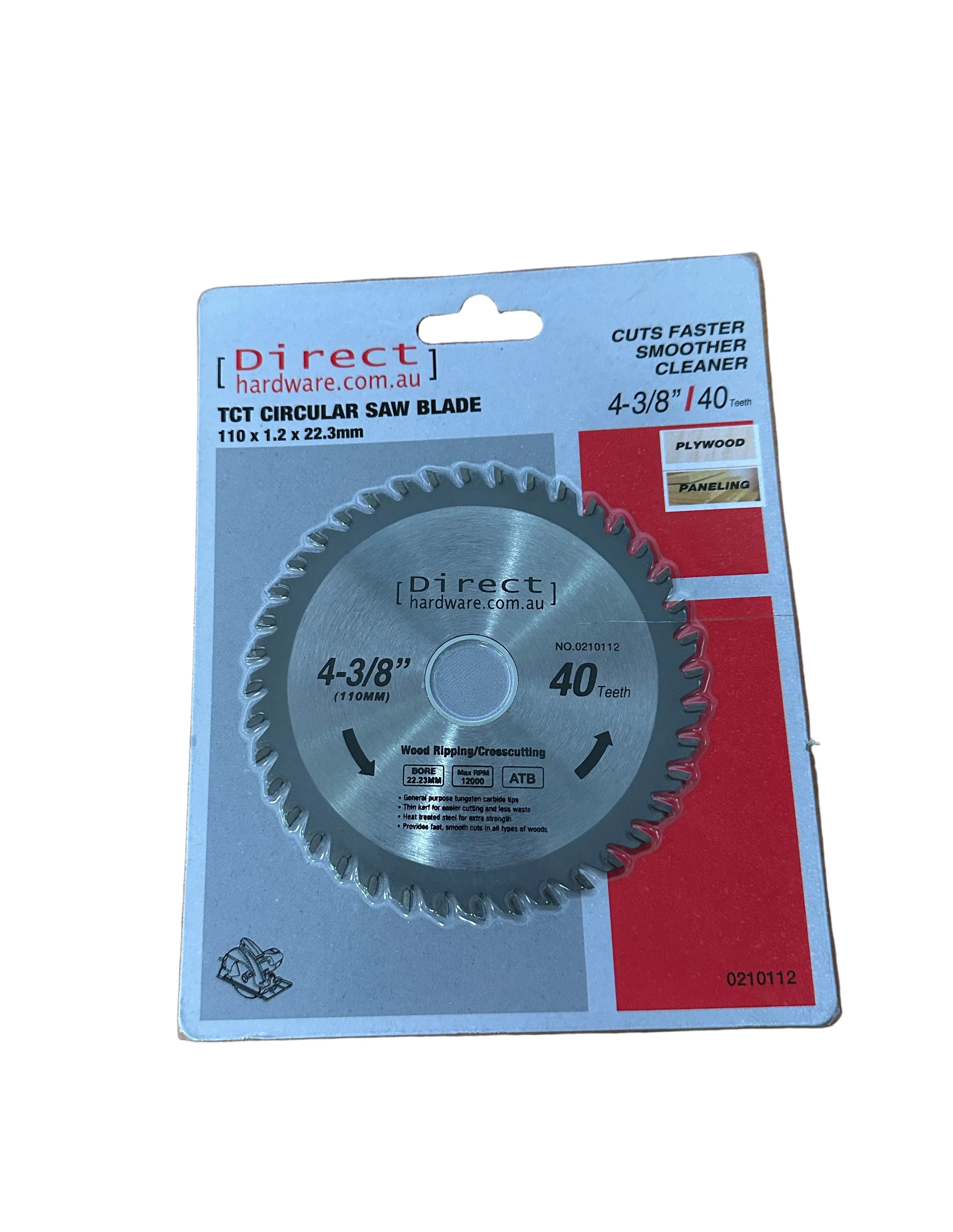 Circular Saw Blade 110mm 40T Aluminium Wood