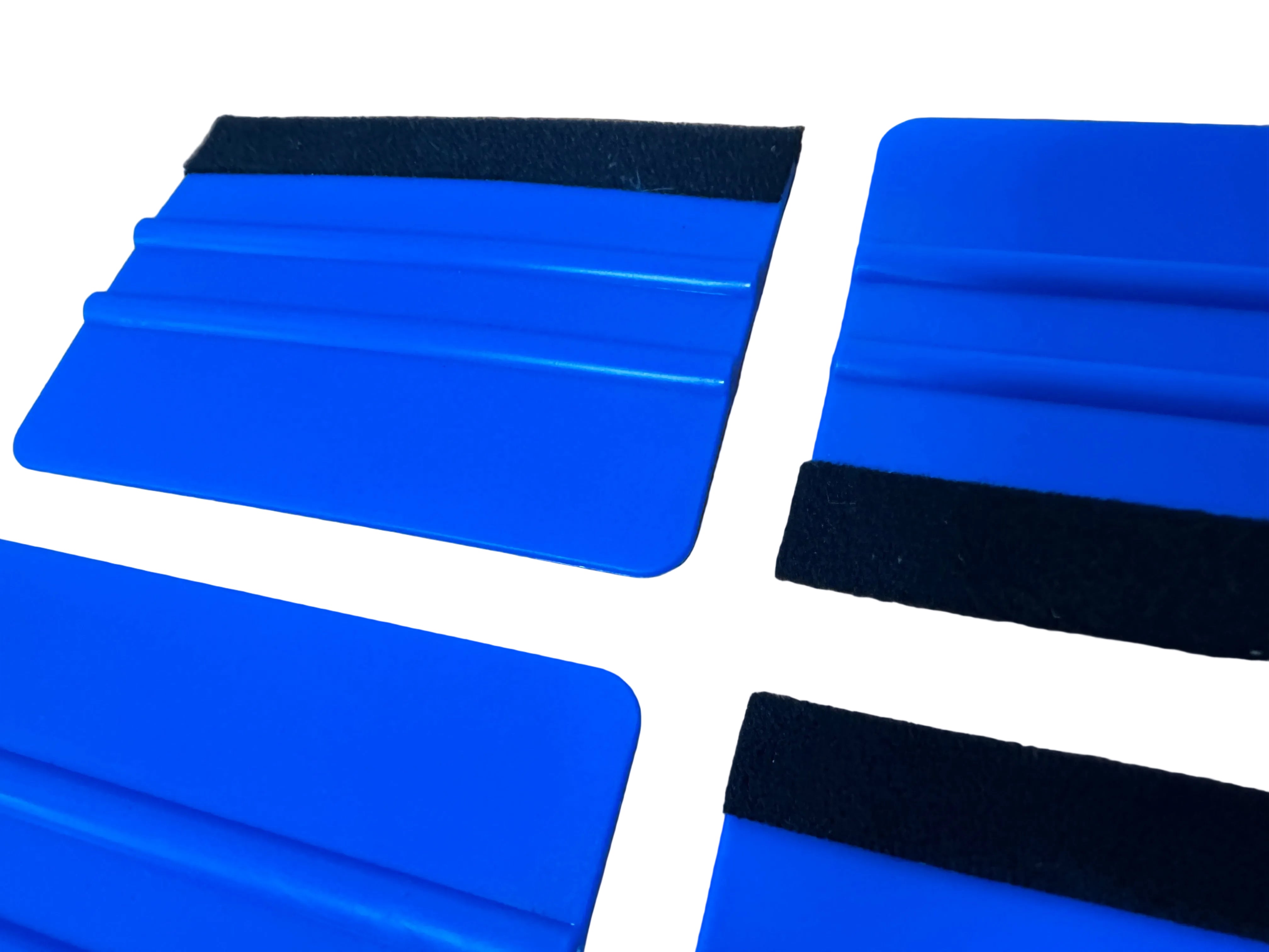 4 x Vinyl Applicator Squeegee Soft Felt Edge