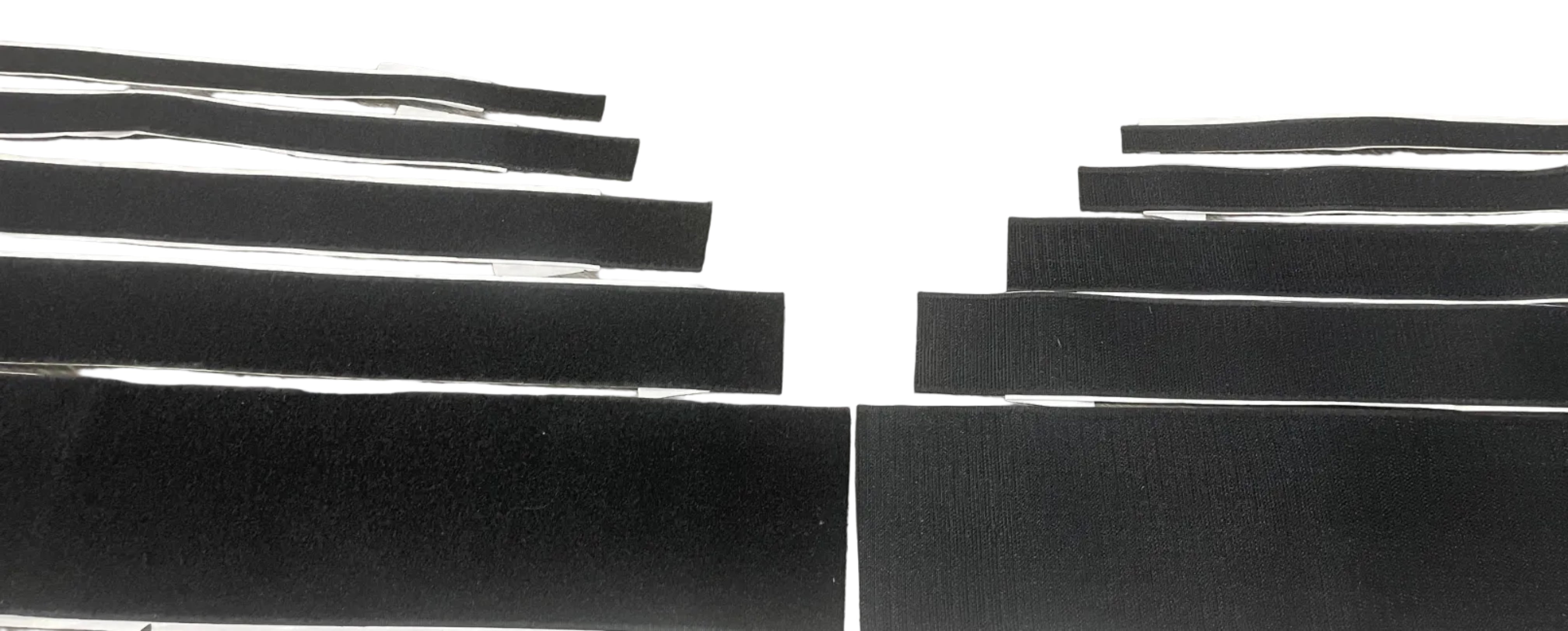 Self Adhesive HOOK and LOOP Fastener Tape Black - 16mm 25mm 38mm 50mm 100mm