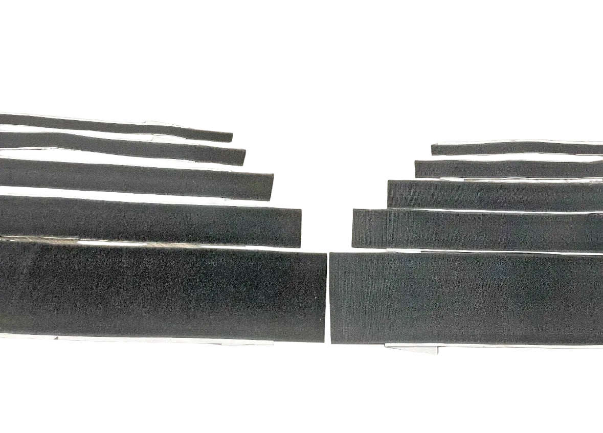 Self Adhesive HOOK and LOOP Fastener Tape Black - 16mm 25mm 38mm 50mm 100mm