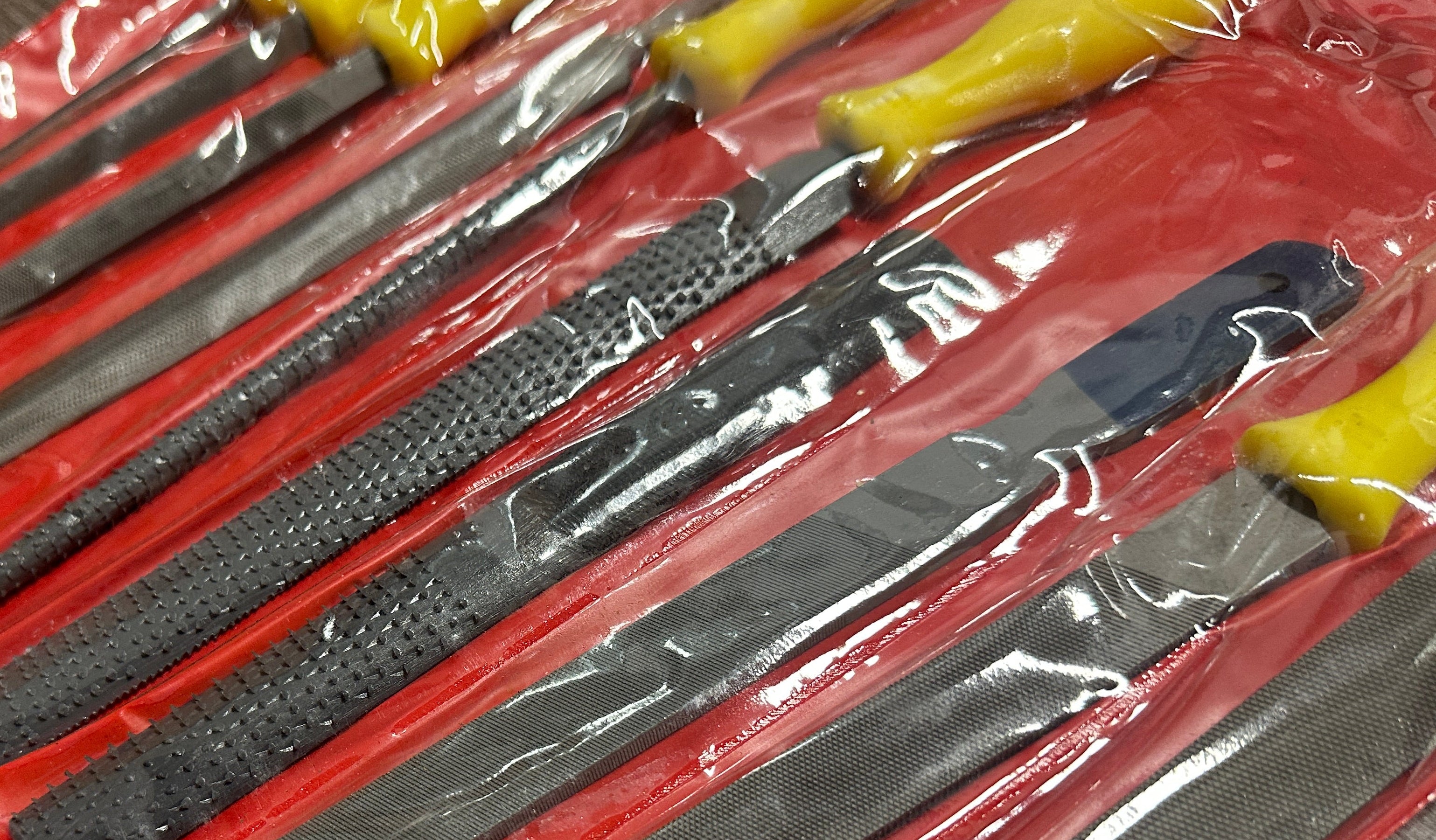 10pc 300mm Flat Half Round Flat Triangle File & Rasp Set