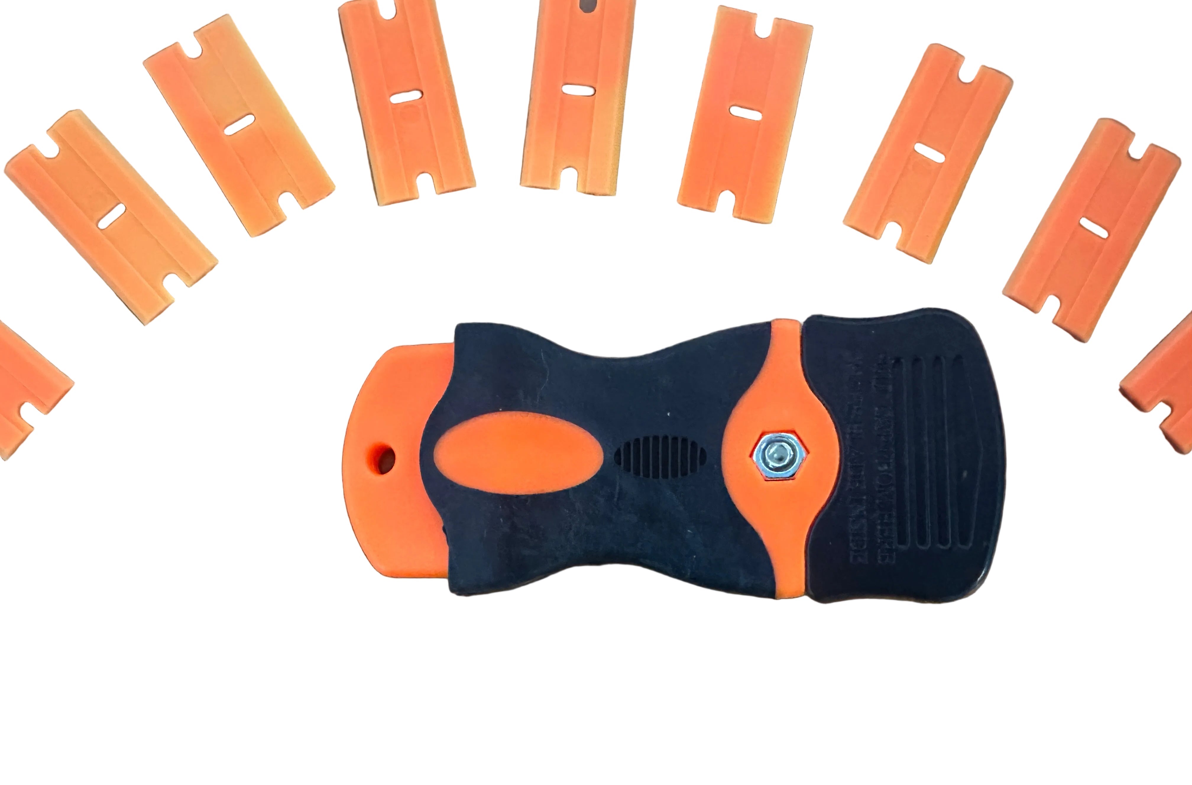 Plastic Retractable Scraper Blade Tool with 10 Blades
