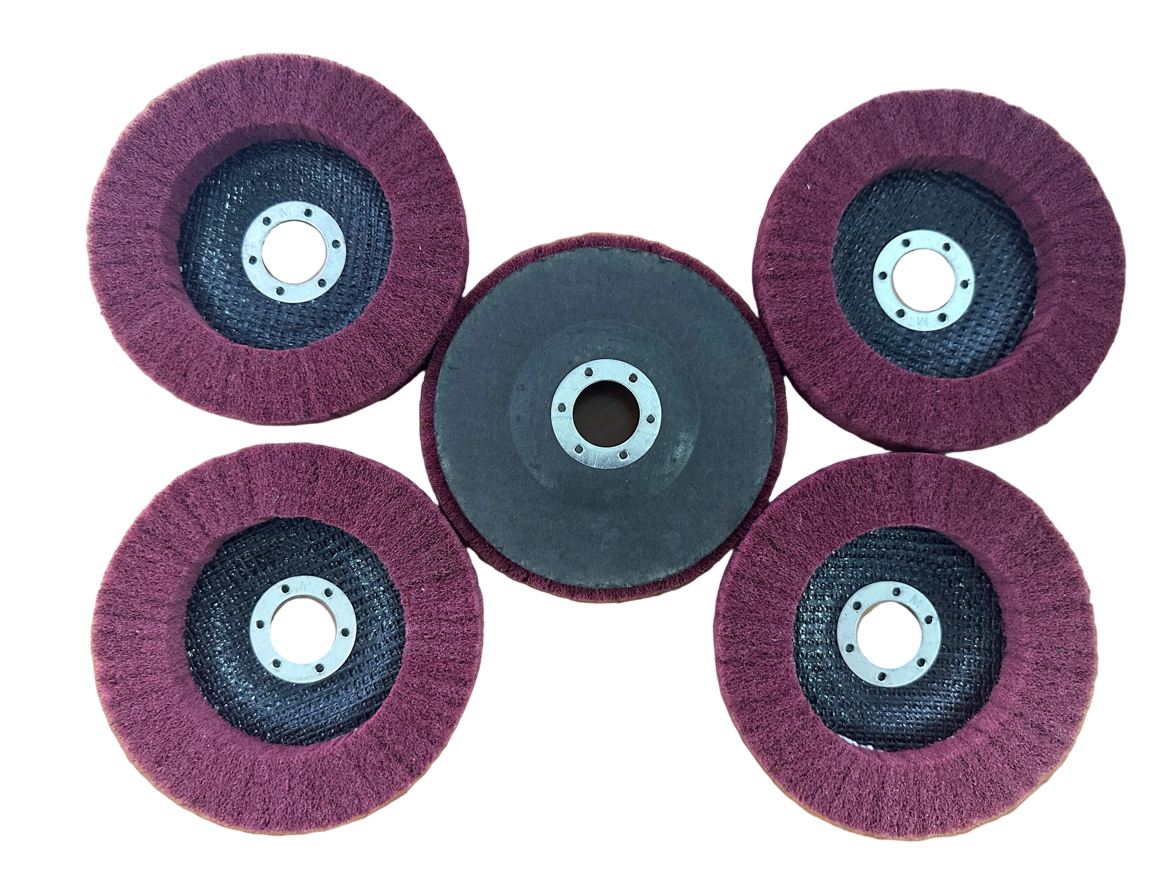 125mm Nylon Fiber Flap Polishing Wheel Buffing Disc