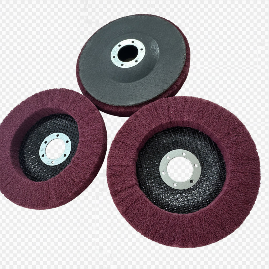 125mm Nylon Fiber Flap Polishing Wheel Buffing Disc