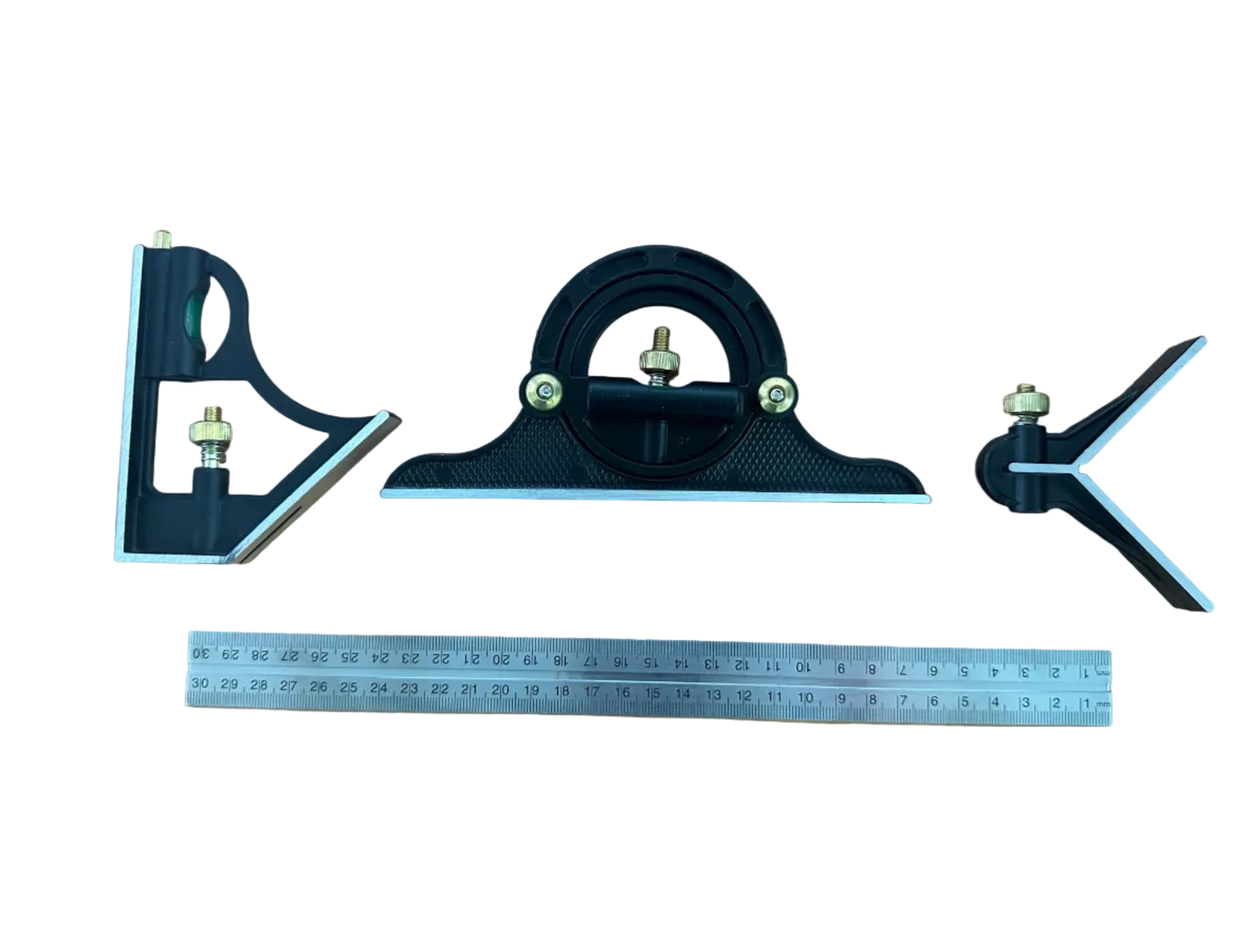 3in1 Heavy Duty 300mm Adjustable Combination Square