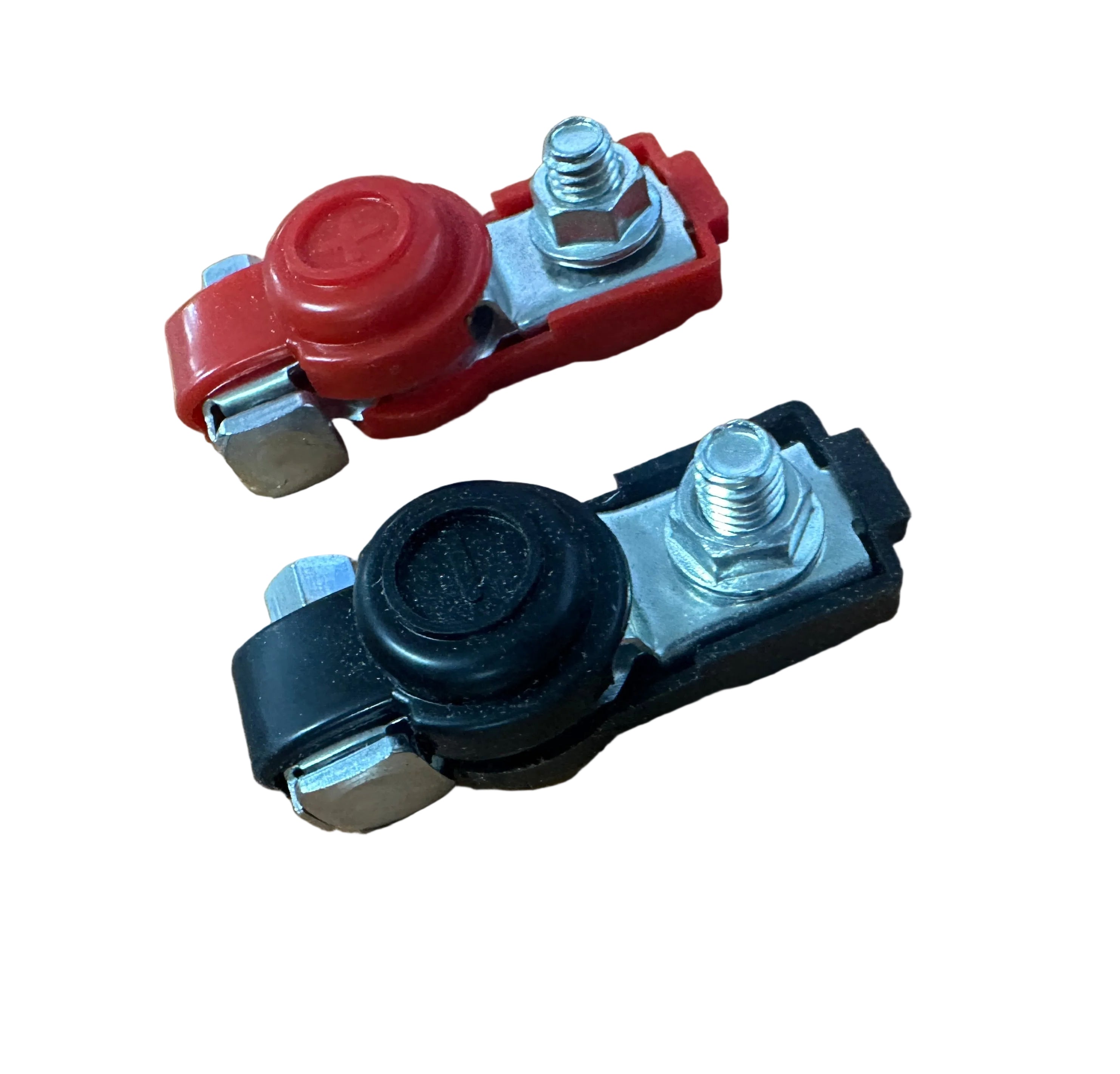 Positive / Negative Car Battery Terminal Clamp Cross Style Japan