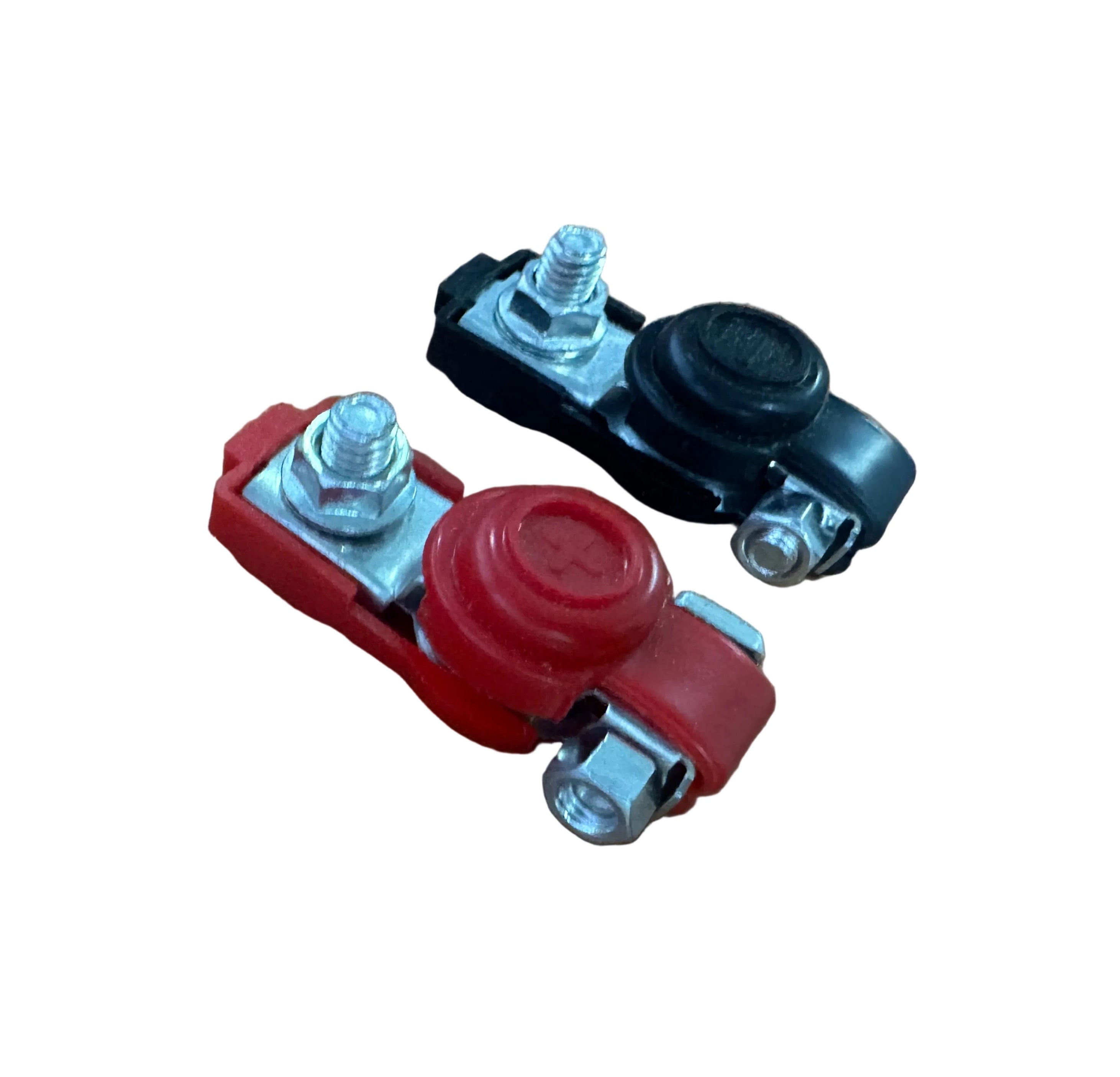 Positive / Negative Car Battery Terminal Clamp Cross Style Japan