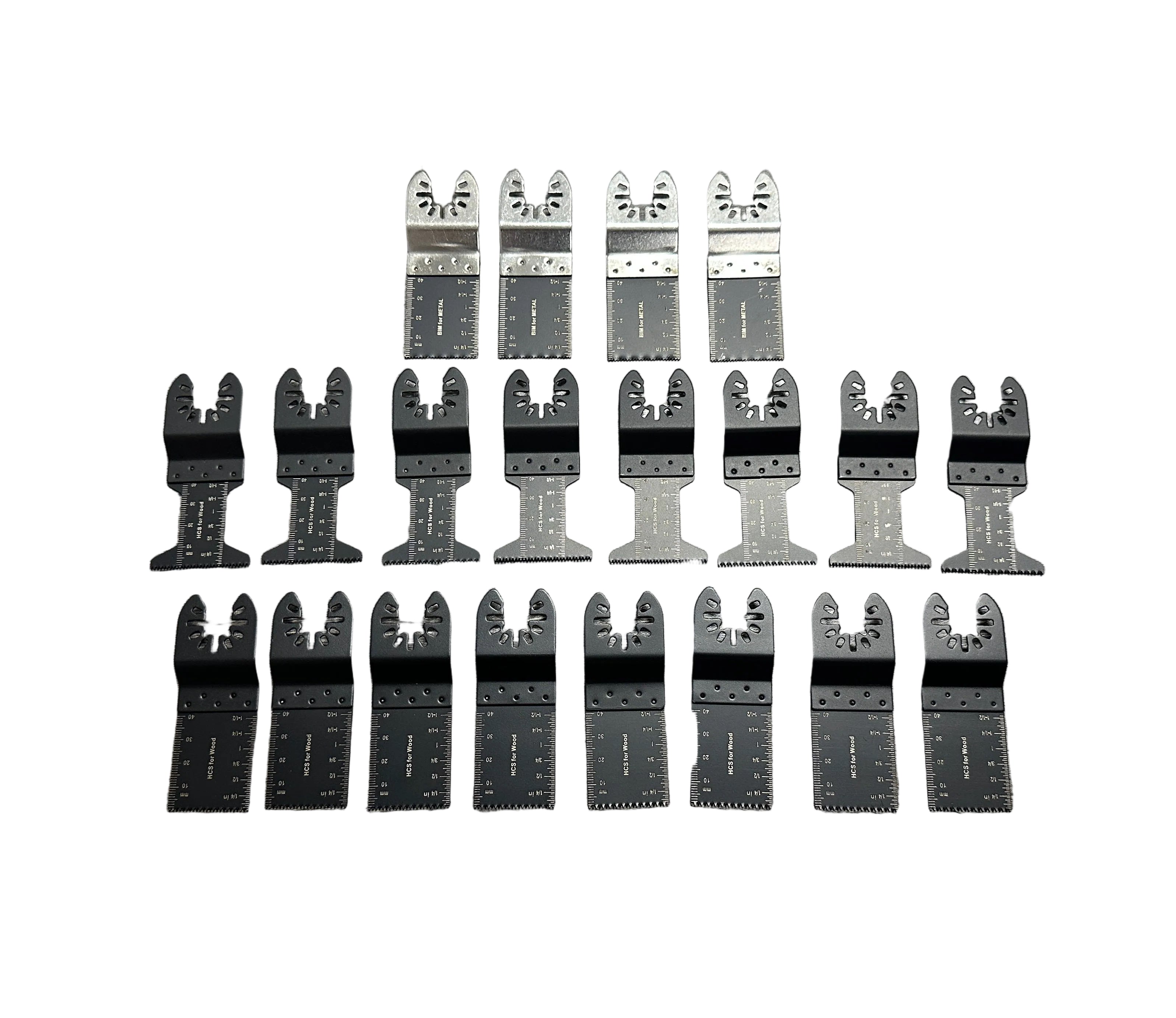 20 Piece Set of Oscillating Multi Tool Saw Blades