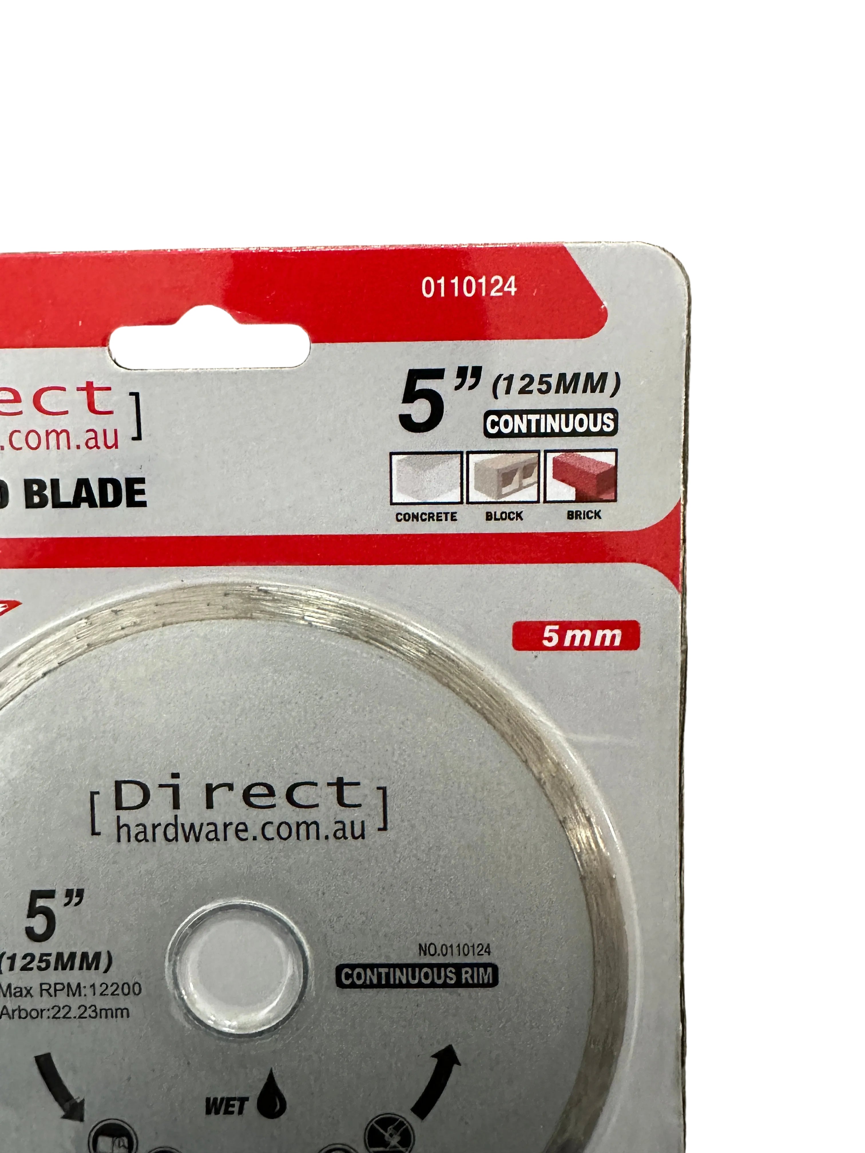 Grinder Blades - 125mm Masonry Diamond (Continuous)