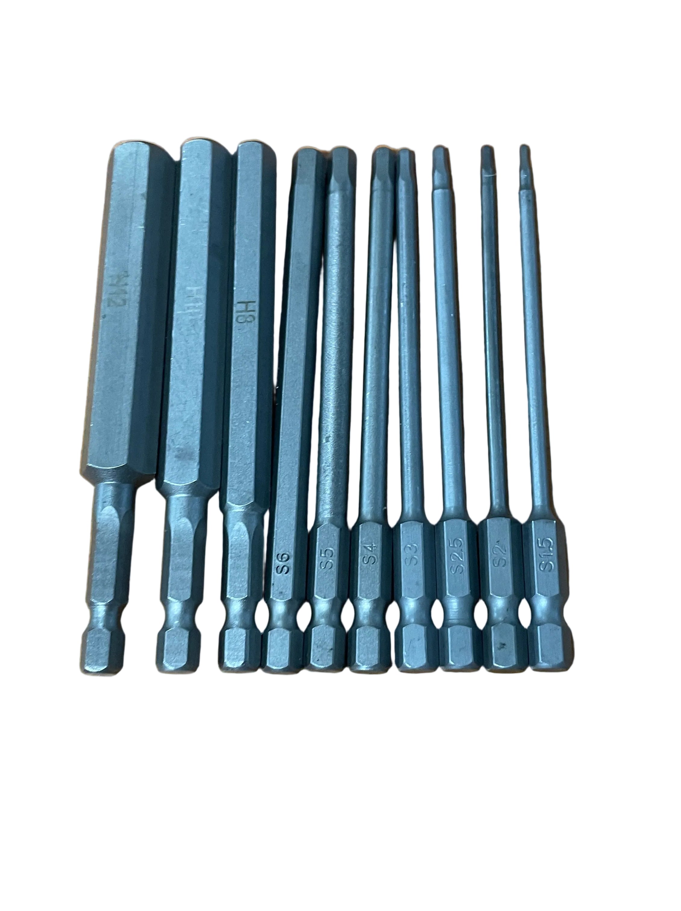 100mm Allen Key Drill Driver Bit (Set of 10)