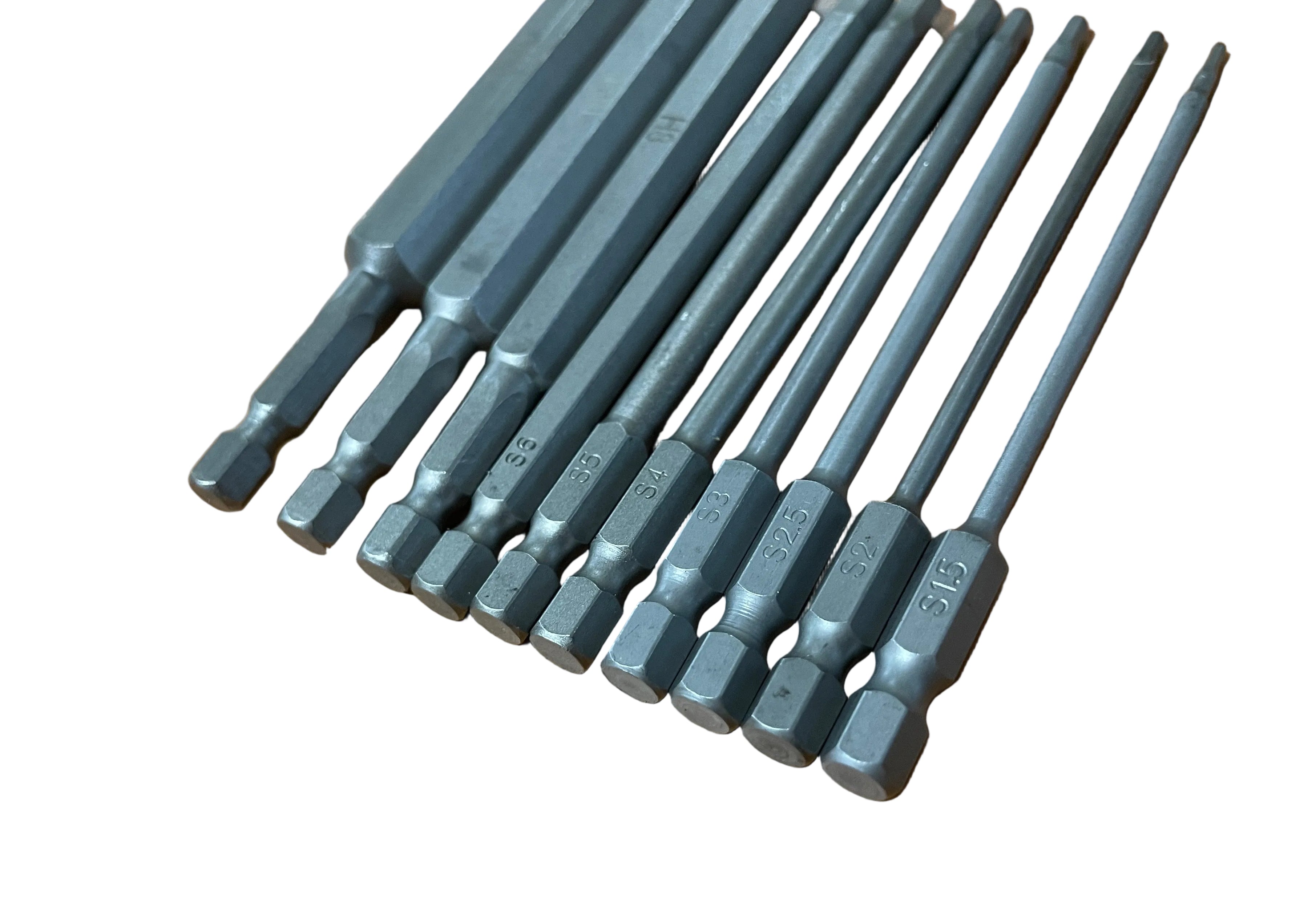 100mm Allen Key Drill Driver Bit (Set of 10)