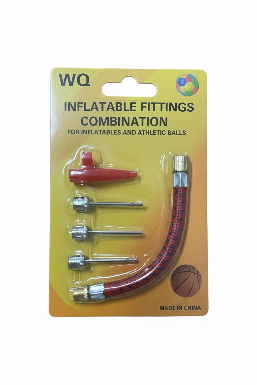 5 Pcs Ball Pump Adaptor Set with Inflating Needles