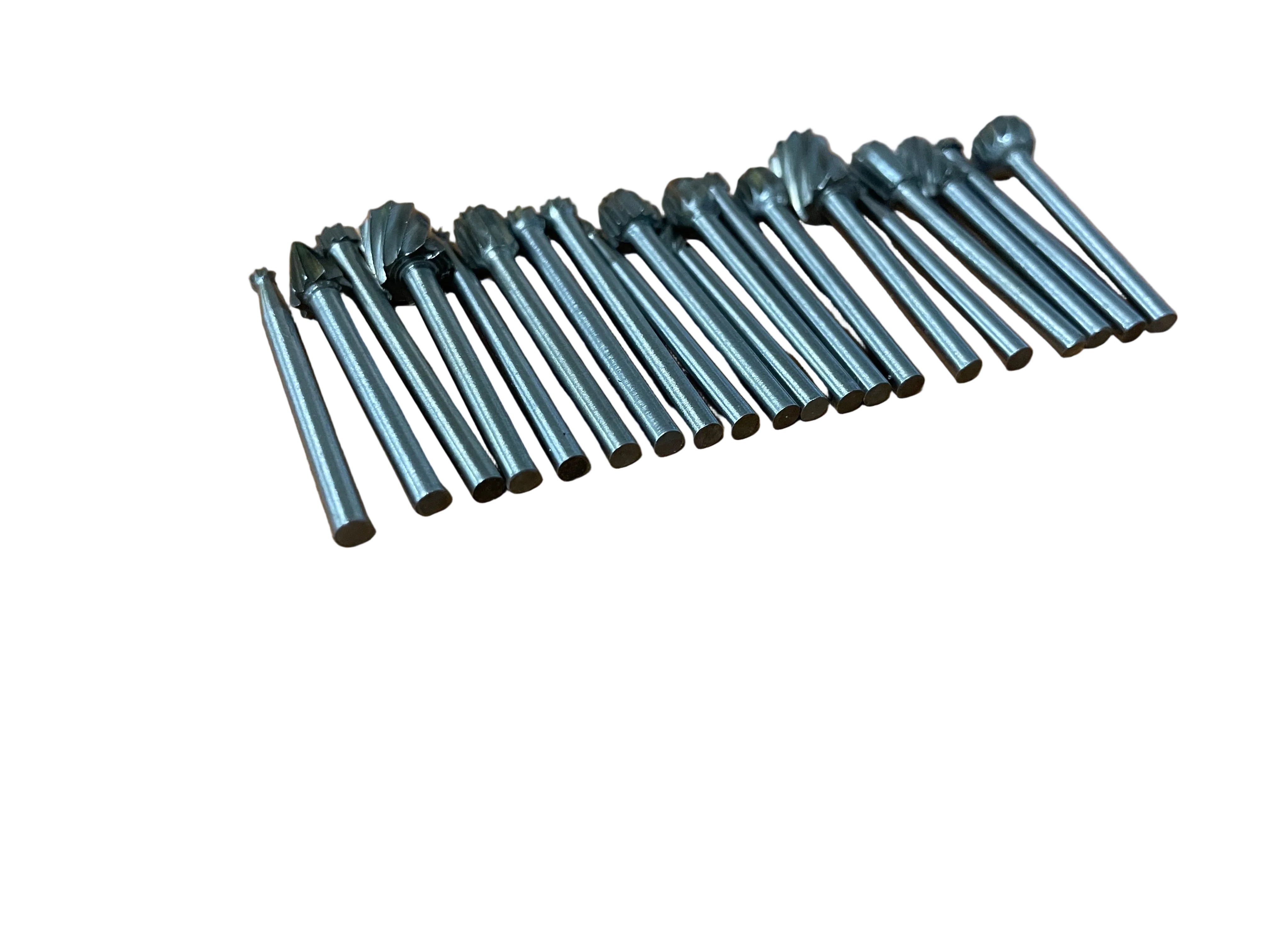 20x Solid Carbide Burrs For Dremel Rotary Tool