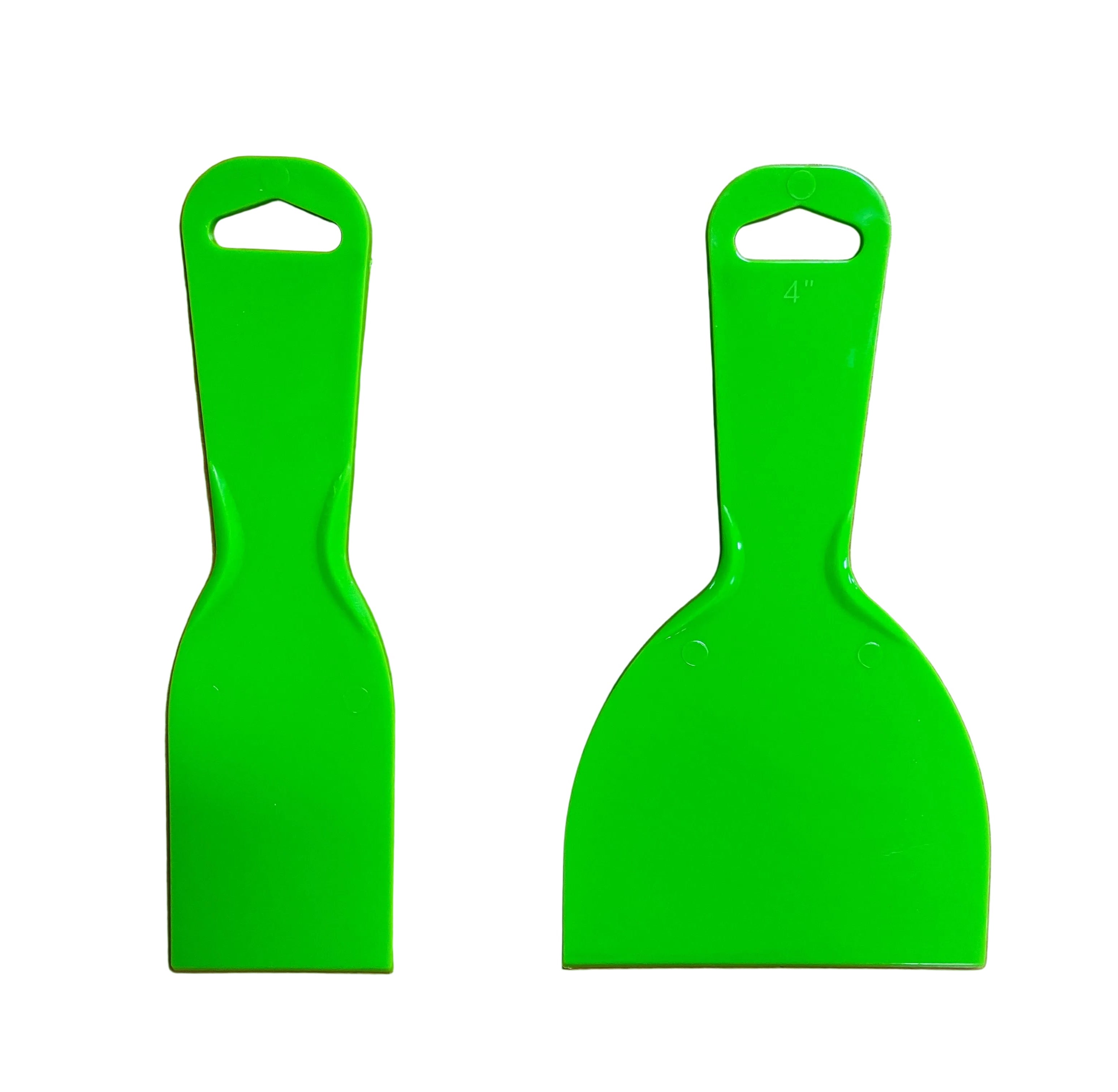 Set of 2 Plastic Flexible Scraper