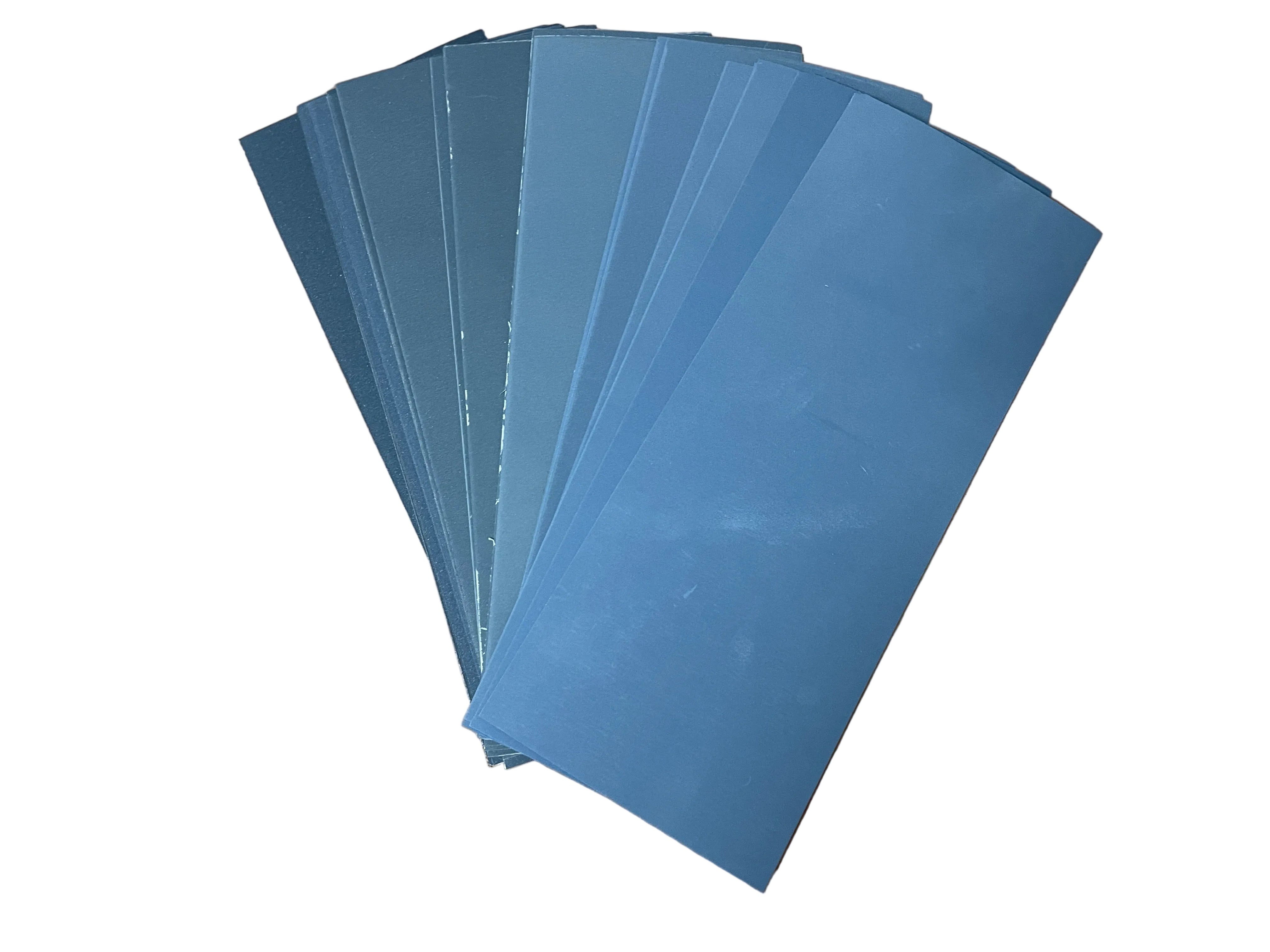 36x Sandpaper Wet Dry Sanding Polishing Sheet 400-3000 Mixed Grit