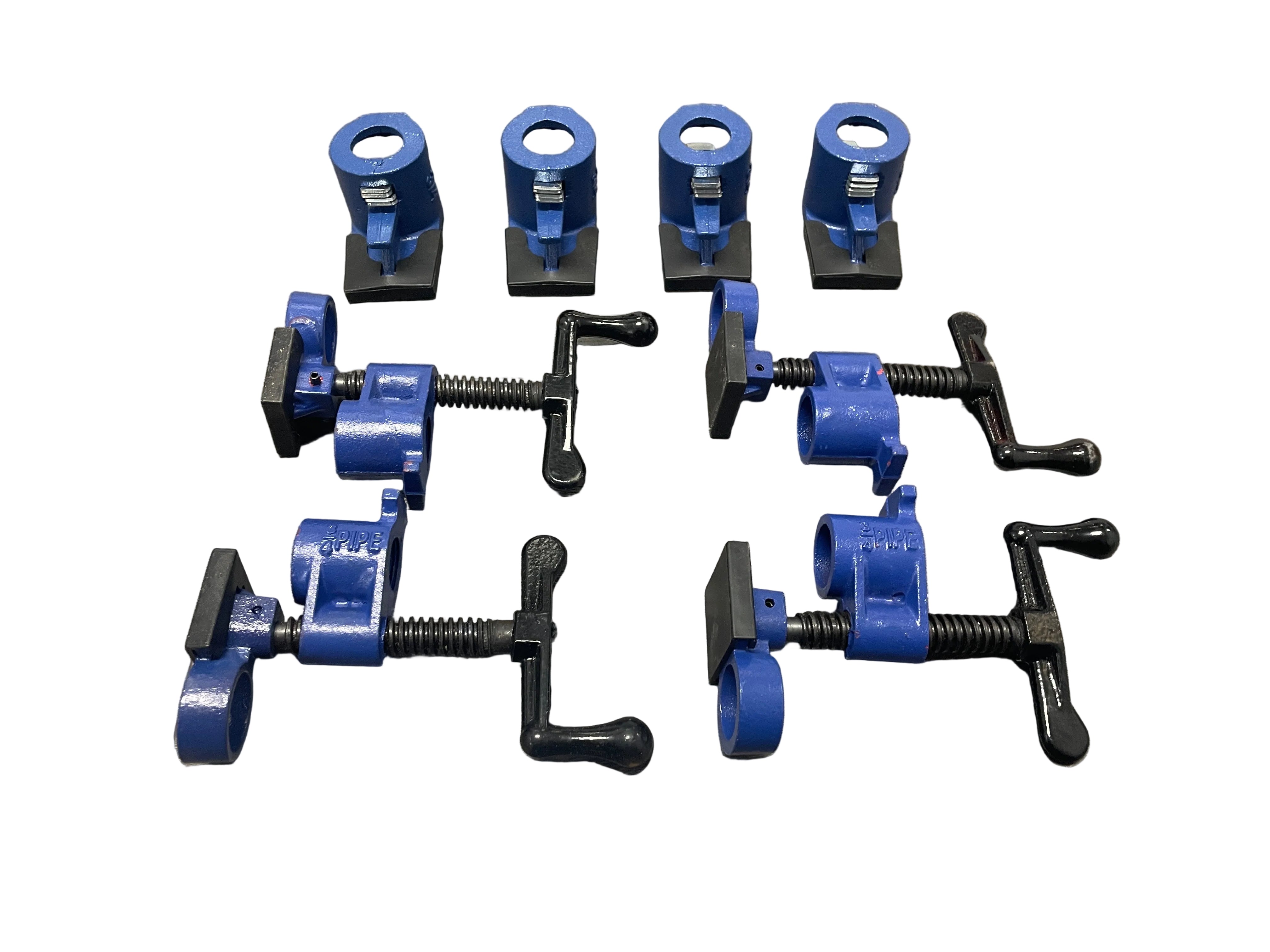 4x Heavy Duty 3/4" 20mm Gluing Pipe Tube Clamp Vice with Protecter Pads
