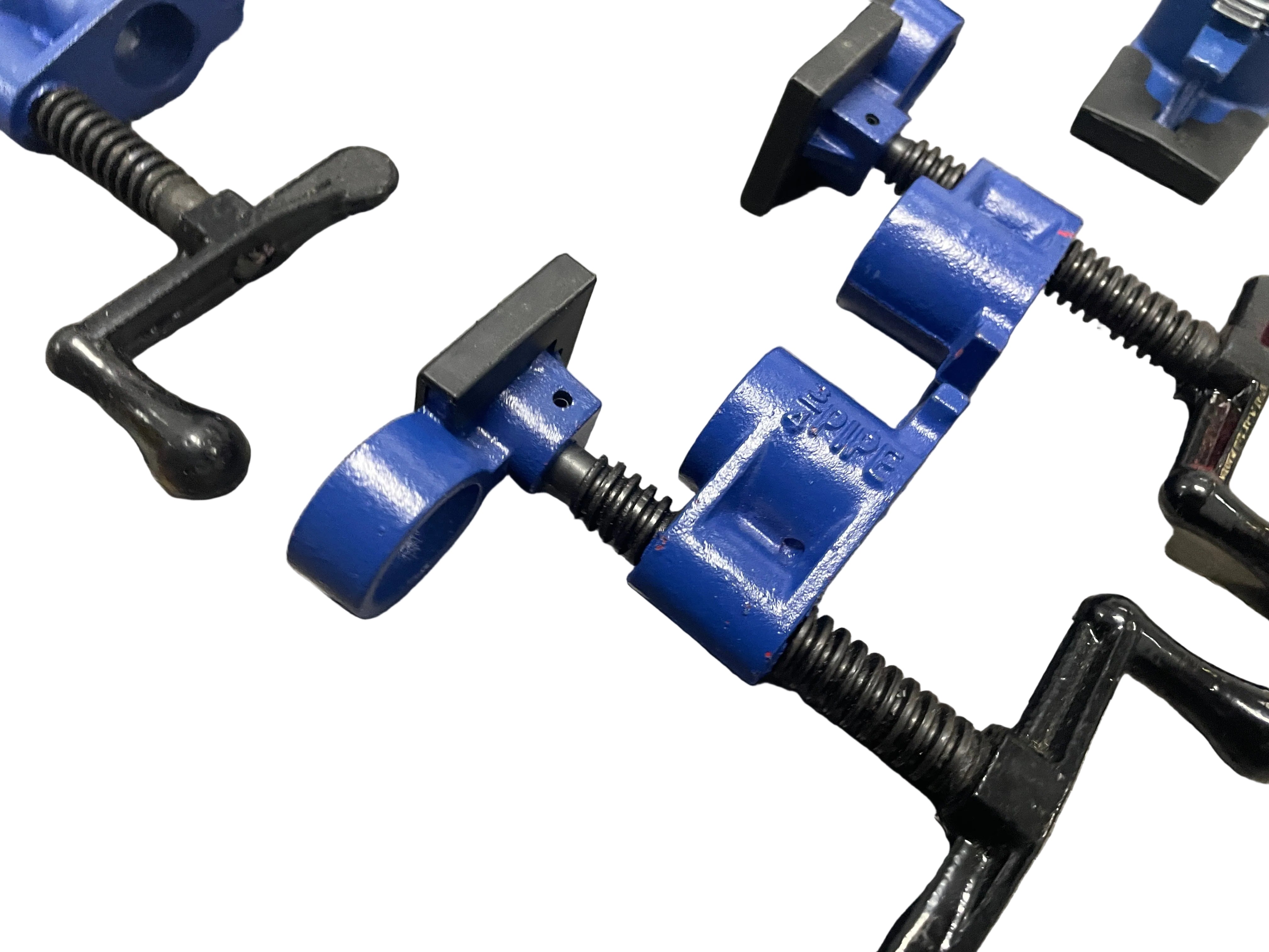 4x Heavy Duty 3/4" 20mm Gluing Pipe Tube Clamp Vice with Protecter Pads
