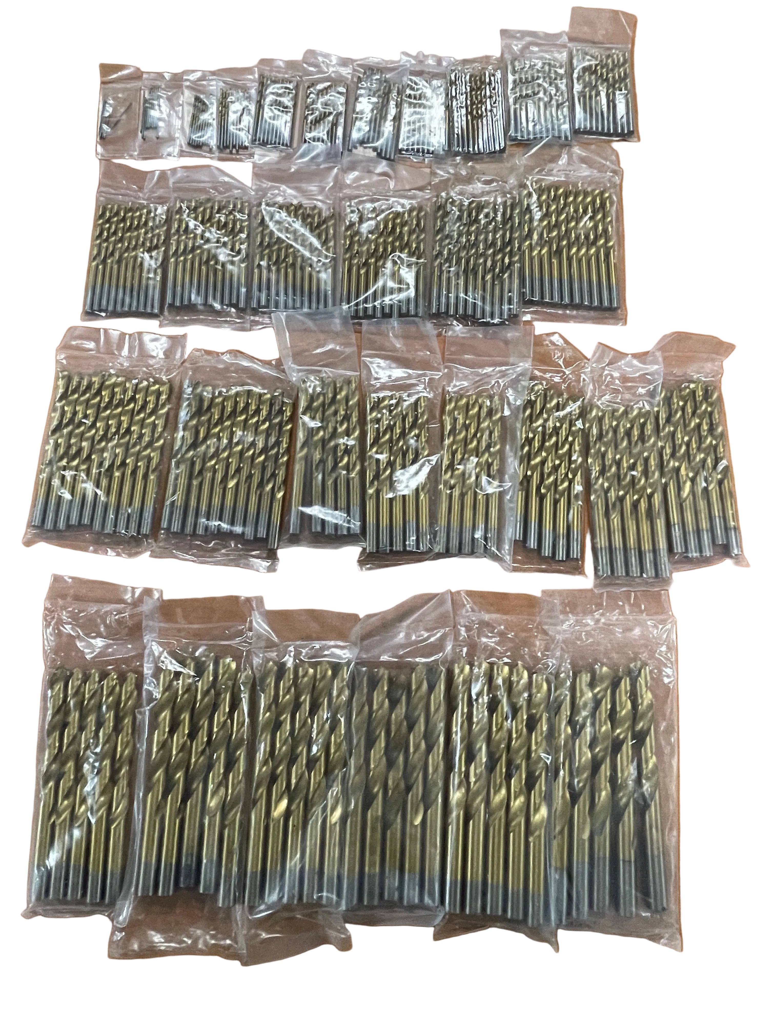 1mm-14mm 10 Pack Titanium Drill Bits Straight Shank For Wood Aluminium