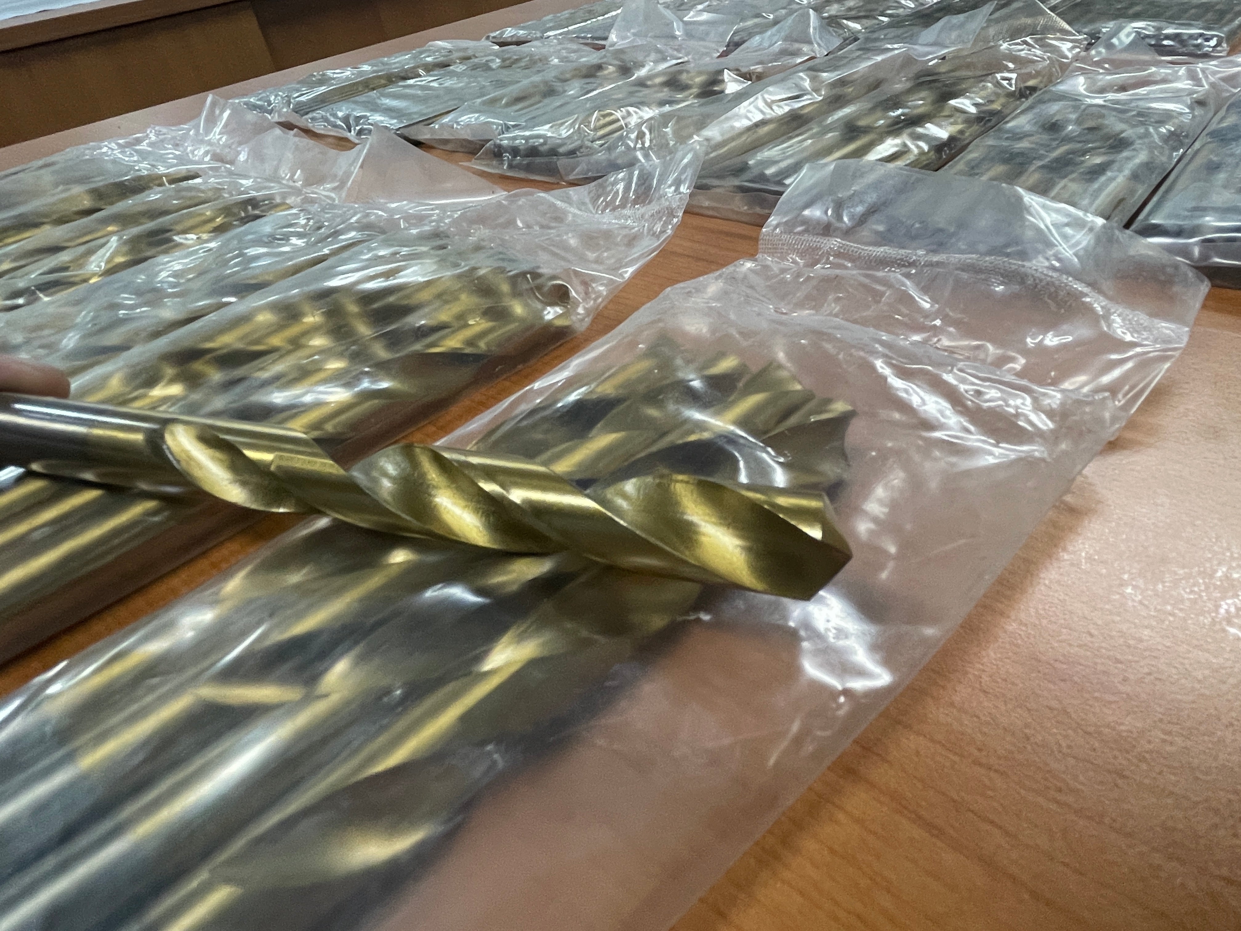 1mm-14mm 10 Pack Titanium Drill Bits Straight Shank For Wood Aluminium