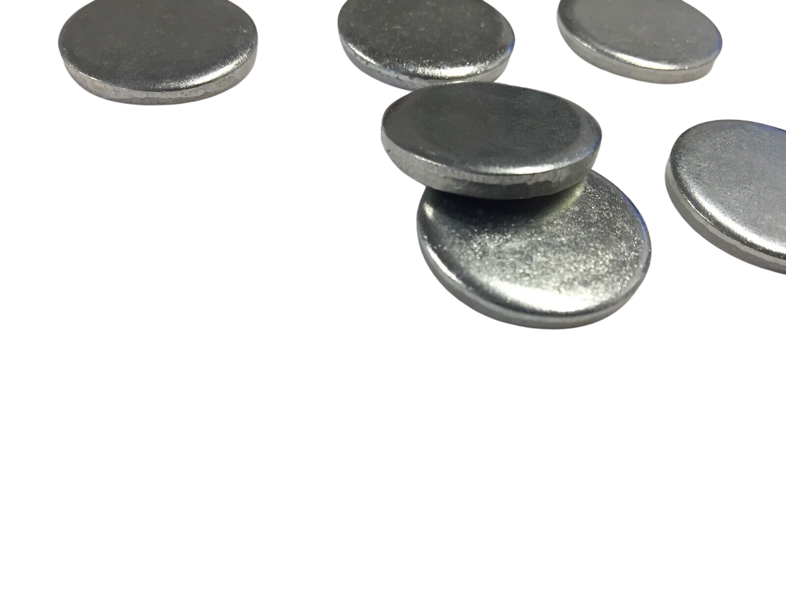 Blind Parts - Curtain Fabric Round Penny Weights (Metal)