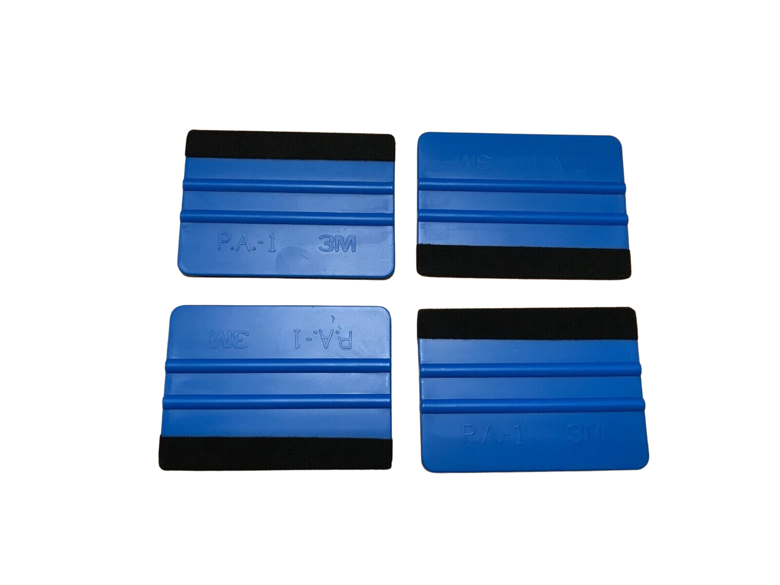 4 x Vinyl Applicator Squeegee Soft Felt Edge