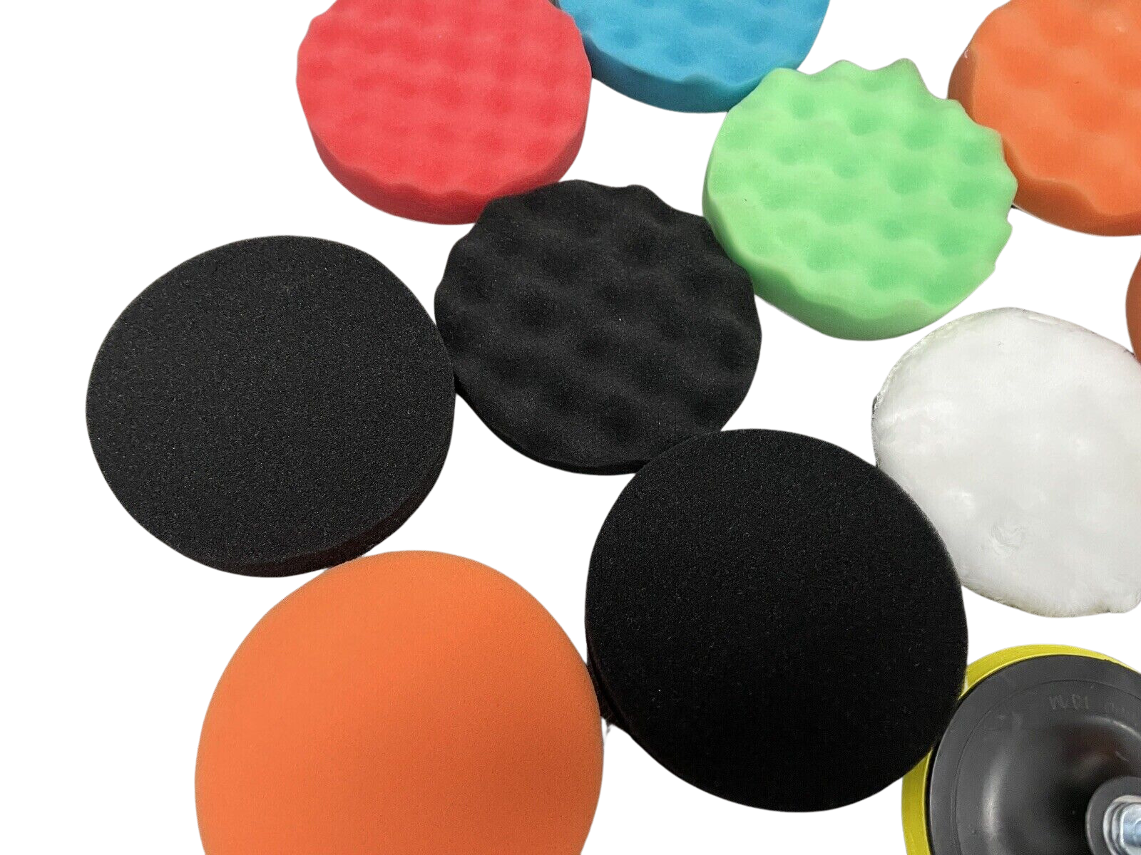 12x 125mm 5" Buffing Waxing Polishing Sponge Pads Set