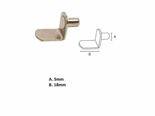 Steel Shelf Support Pin - L Shape Suit 5mm Hole