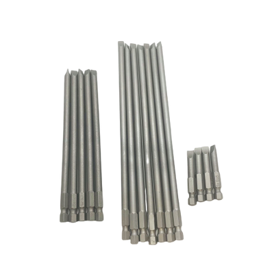 SL6 Straight / Flat Driver Bits (Packs of 10)