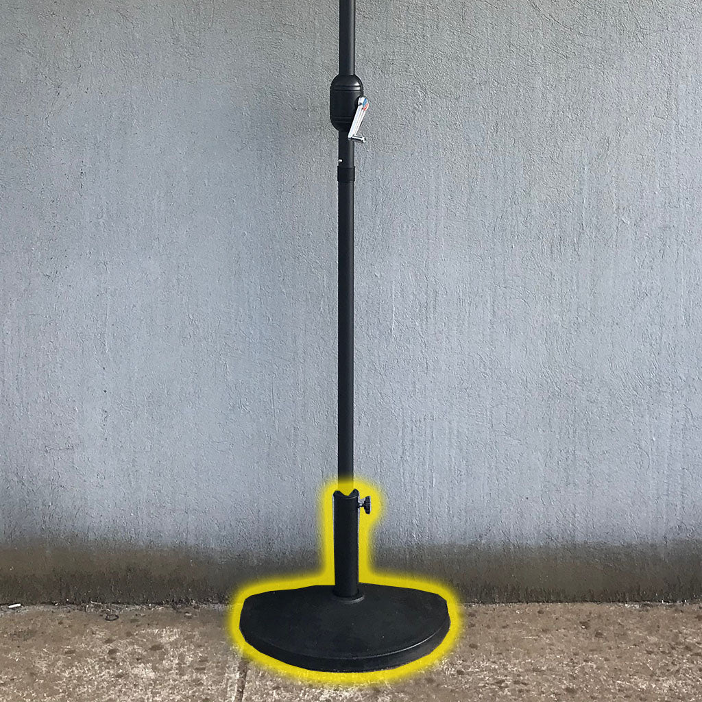 Half Size Compact Garden Umbrella - WEIGHTED BASE ONLY